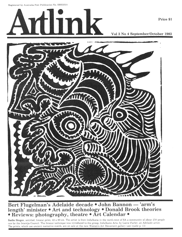 Issue 3:4 | September 1983 | Artlink 3:4